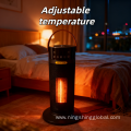 Smart Electronic Touch Panel Fan Heater with Adjustable Thermostat and Safety Features